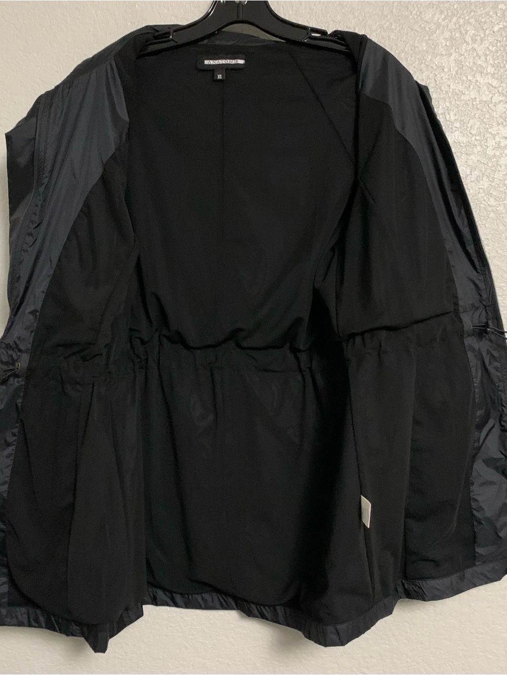 Anatomie Ramona Windbreaker Jacket Womens XS Pockets Zip Luxury Travel Black - Picture 13 of 15